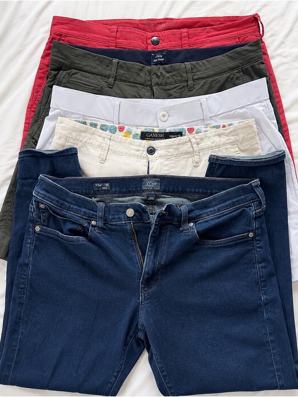 Men’s Summer Casual Shorts + Jeans Bundle J.Crew • Mack Weldon • Ganesh